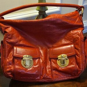 Marc Jacobs Red Leather Shoulder Bag
